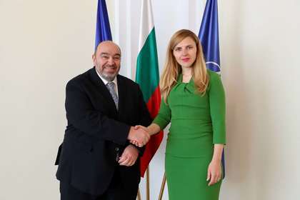 Minister Velislava Petrova Holds Meeting with the Ambassador of Greece to Bulgaria, Alexios Marios Liberopoulos